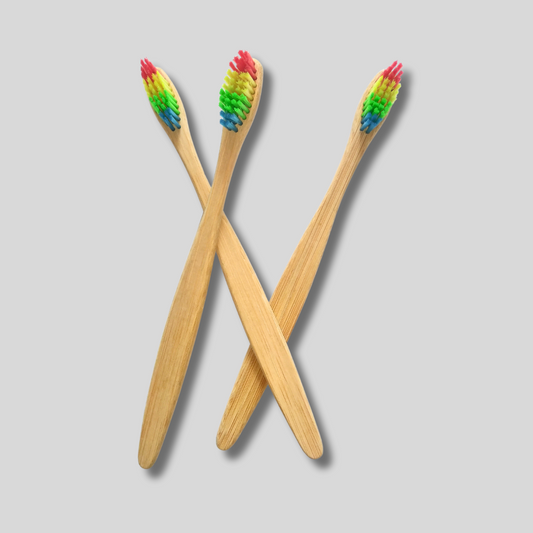 Pride Zahnbürste Bambus Regenbogen
