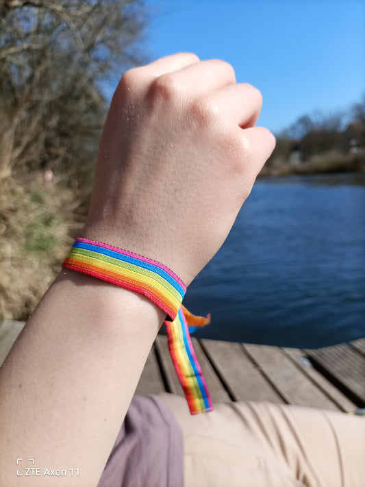 Pride Festivalarmband Regenbogen