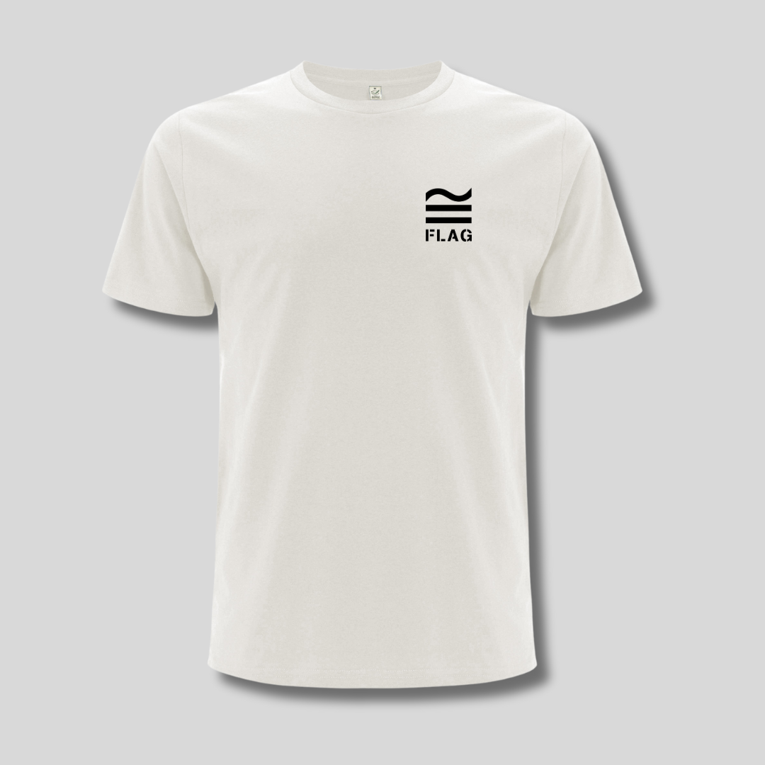 T-Shirt white/grey Melange One Colour
