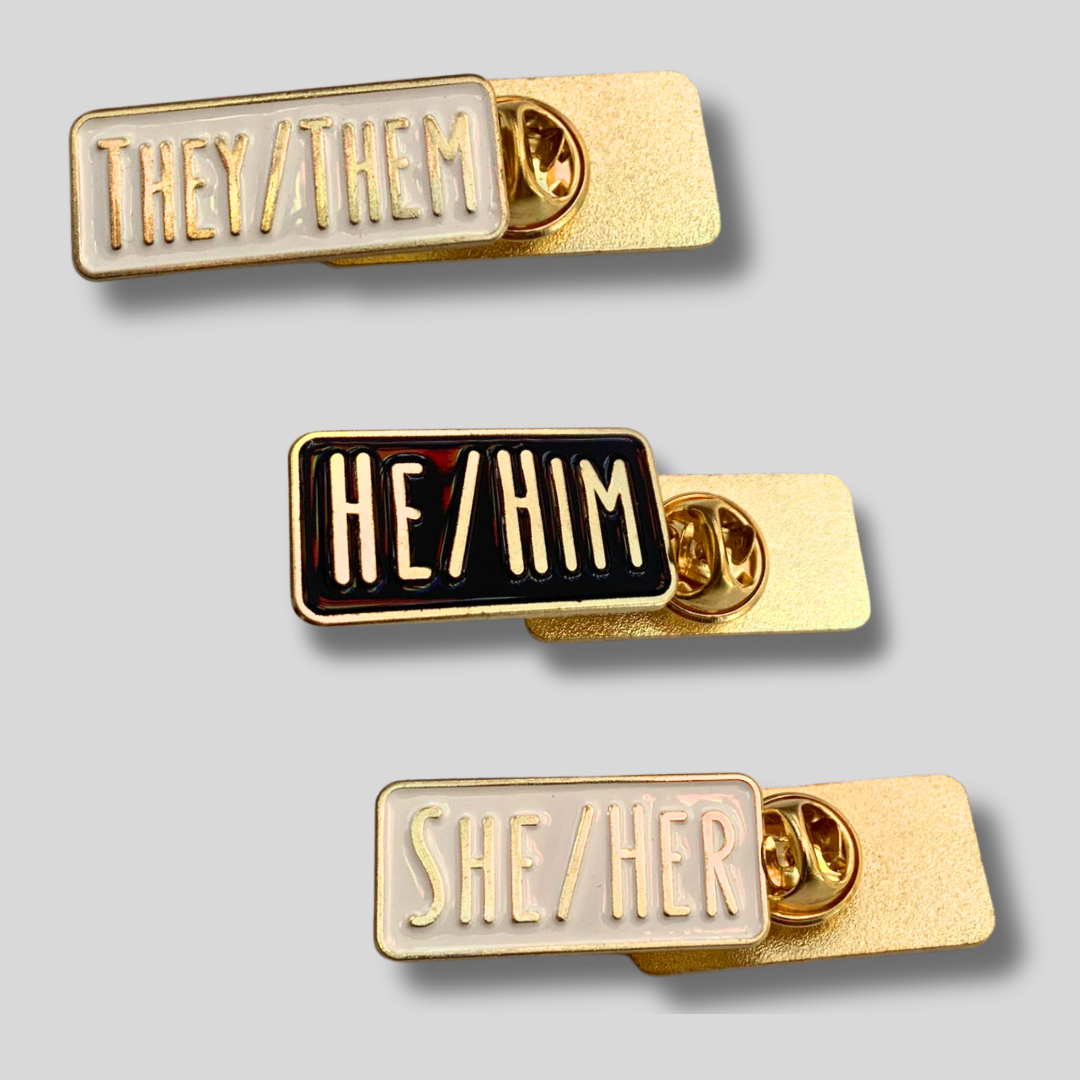 Pride Pins Pronouns